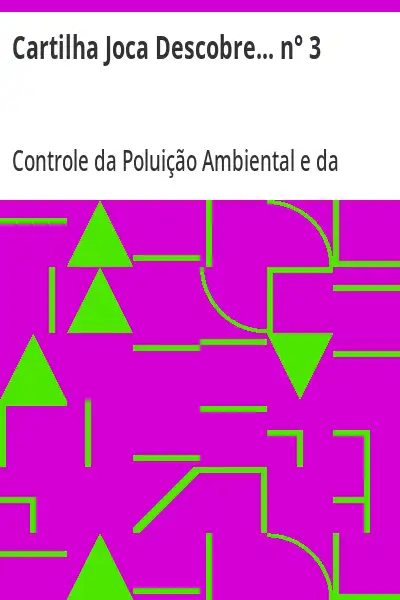 Baixar Cartilha Joca Descobre... n° 3 pdf, epub, mobi, eBook