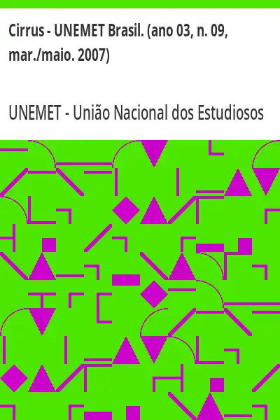 Baixar Cirrus – UNEMET Brasil. (ano 03, n. 09, mar./maio. 2007) pdf, epub, mobi, eBook