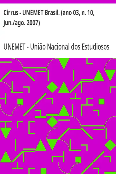 Baixar Cirrus – UNEMET Brasil. (ano 03, n. 10, jun./ago. 2007) pdf, epub, mobi, eBook