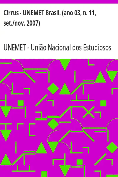 Baixar Cirrus – UNEMET Brasil. (ano 03, n. 11, set./nov. 2007) pdf, epub, mobi, eBook