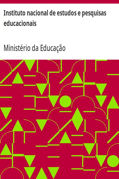 Baixar Instituto nacional de estudos e pesquisas educacionais pdf, epub, mobi, eBook