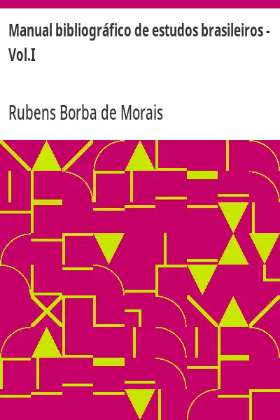 Baixar Manual bibliográfico de estudos brasileiros – Vol.I pdf, epub, mobi, eBook