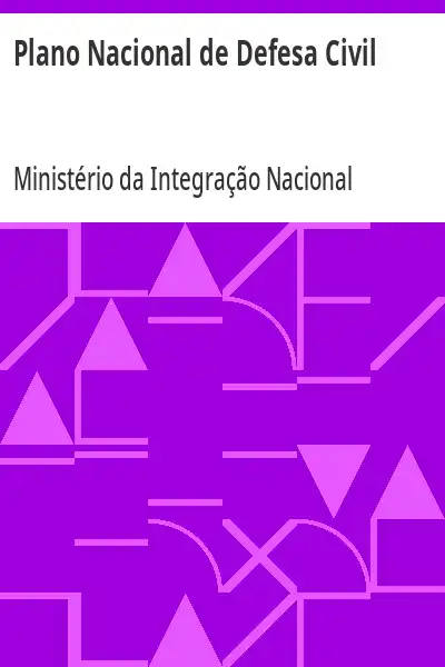 Baixar Plano Nacional de Defesa Civil pdf, epub, mobi, eBook