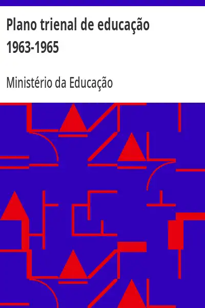 Baixar Plano trienal de educação 1963–1965 pdf, epub, mobi, eBook