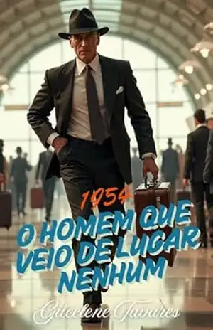 Capa do livro 1954 – O HOMEM QUE VEIO DE LUGAR NENHUM - GILCELENE TAVARES
