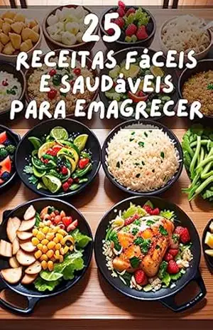 Capa do livro 25 Receitas Fáceis e Saudáveis para Emagrecer - Jeff Goes