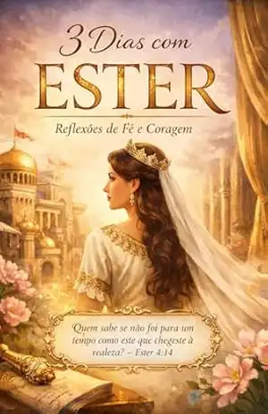 Capa do livro 3 Dias com Ester: Preparação, Coragem e Propósito - DAYANE MOREIRA