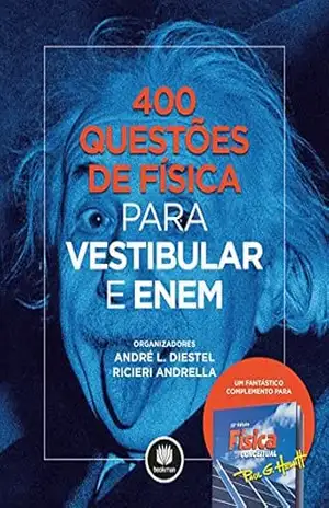 Capa do livro 400 Questões de Física para Vestibular e Enem - André Luiz Cosenza Diestel