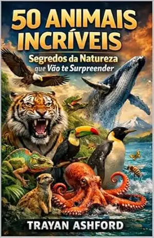 Capa do livro 50 ANIMAIS INCRÍVEIS: Segredos da natureza que vão te surpreender - Trayan Ashford