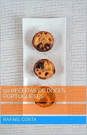 Capa do livro 50 receitas de doces portugueses - Rafael Costa