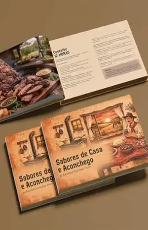 Capa do livro 50 Receitas Gaúchas Tradicionais: Edição Nostálgica: O Sabor das Nossas Raízes (Volume 01) - Nah Martins