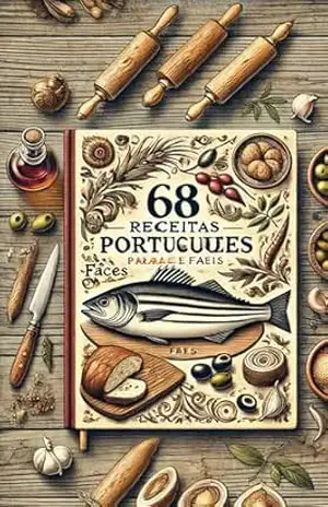 Capa do livro 68 Receitas Portuguesas Fáceis: Tradição e Sabor à Mesa com Praticidade - Rodrigo Pereira Romero