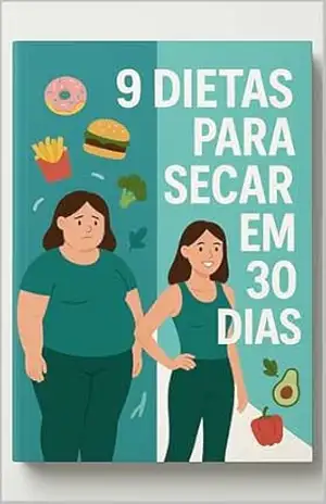 Capa do livro 9 DIETAS DE EMAGRECIMENTO EM 30 DIAS - Matheus Cardoso