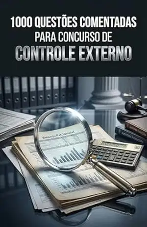 Capa do livro 970 Questões Comentadas Para Concursos de Controle Externo - Luiza Mayara