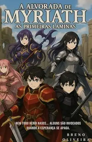 Capa do livro A Alvorada de Myriath: As Primeiras Lâminas - Breno de Oliveira