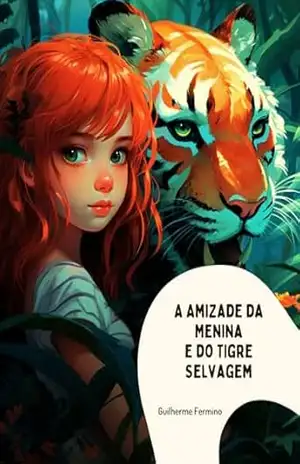 Capa do livro A Amizade da Menina e do Tigre Selvagem: Descubra a incrível história de Sofia e Raj. - Guilherme Fermino