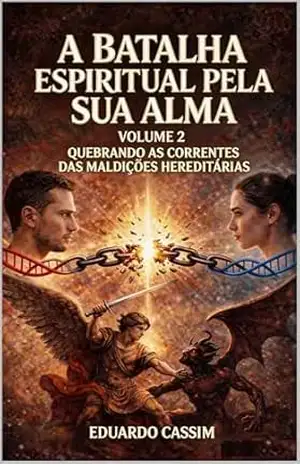 Capa do livro A BATALHA ESPIRITUAL PELA SUA ALMA – VOLUME 2: QUEBRANDO AS CORRENTES DAS MALDIÇÕES HEREDITÁRIAS - EDUARDO  CASSIM