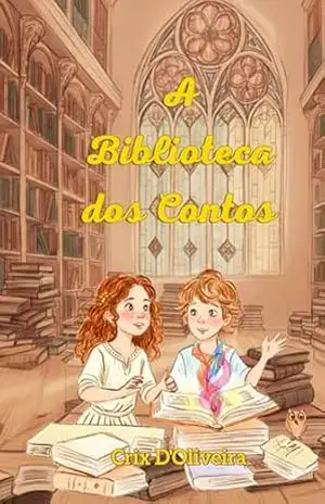 Capa do livro A Biblioteca dos Contos - Crix D'Oliveira