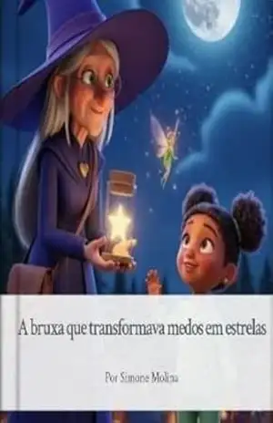 Capa do livro A Bruxa que transformava medos em Estrelas - Simone  Molina