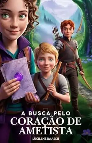 Capa do livro A Busca pelo Coração de Ametista - Lucilene Raasch