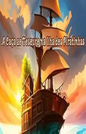 Capa do livro A Caça ao Tesouro na Ilha dos Piratinhas - Minsay santos