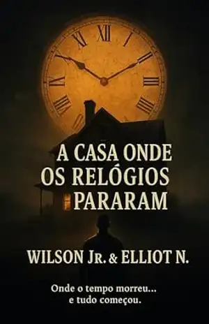 Capa do livro A Casa Onde os Relógios Pararam: Onde o tempo morreu… e tudo começou. - Wilson Junior