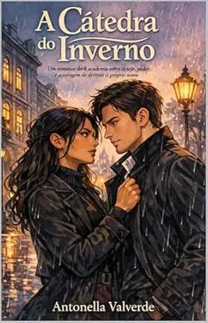 Capa do livro A Cátedra do Inverno: Dark Academia | Rivais, elite acadêmica, desejo proibido e um final feliz conquistado no fogo - Antonella Valverde
