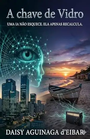 Capa do livro A Chave de Vidro (ficção fantástica) - DAISY AGUINAGA d'EIBAR