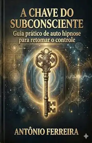 Capa do livro A Chave do Subconsciente: Guia prático de auto–hipnose para retomar o controle - Antonio Ferreira