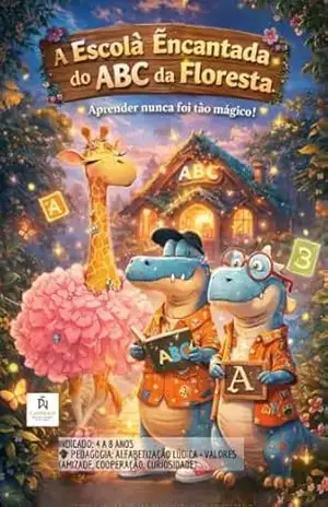 A Escola Encantada do ABC da Floresta: Aprender nunca foi tão mágico! Indicado: 4 a 8 anos Pedagogia: alfabetização lúdica + valores (amizade, cooperação, curiosidade) – FABRÍCIO ANDRADE