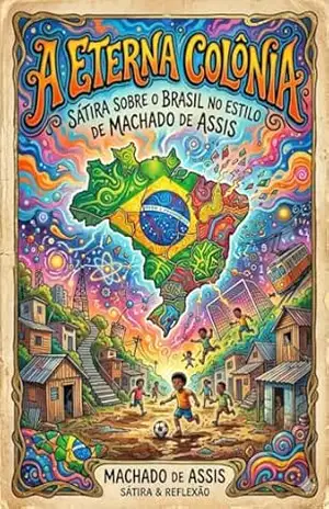 Capa do livro A Eterna Colônia l: Uma sátira sobre o Brasil - Sergio Antunes