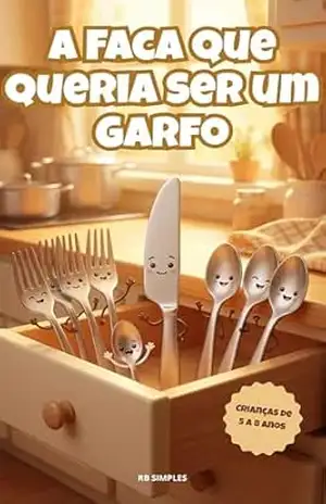 A Faca que Queria Ser um Garfo: Uma Aventura Divertida na Gaveta dos Talheres – Uma História Engraçada e Emocionante para Crianças de 5 a 8 Anos — Perfeita para a Hora de Dormir – RB SIMPLES