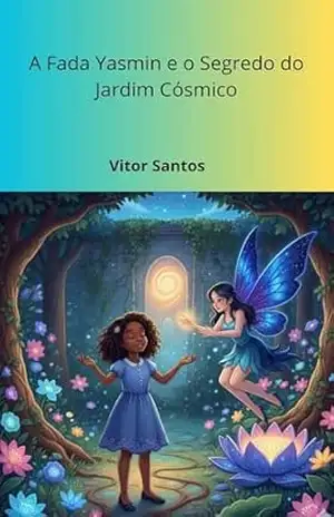 Capa do livro A Fada Yasmin e o Segredo do Jardim Cósmico - Vitor Santos