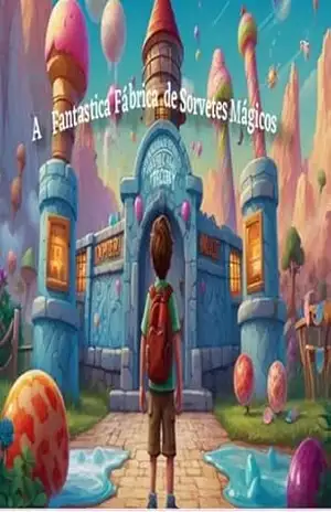 Capa do livro A Fantastica Fábrica De Sorvetes Mágica - Vitor Souza