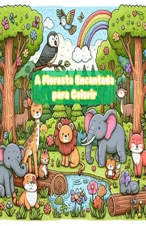 A Floresta Encantada para Colorir – Jordânia Martins