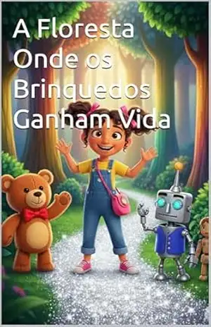 Capa do livro A Floresta Onde os Brinquedos Ganham Vida - Magda Francisco Rosa