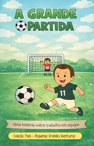 Capa do livro A Grande Partida: Uma história sobre trabalho em equipe (Coleção Theo – Pequenas Grandes Aventuras Livro 2) - Luiz Guilherme Ramos