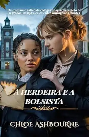 Capa do livro A herdeira e a bolsista: Um romance sáfico de colegas de quarto repleto de segredos, desejo e calor entre inimigos e amantes - Chloe Ashbourne