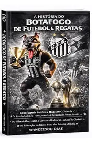 Capa do livro A História do Botafogo de Futebol e Regatas - Wanderson Dias