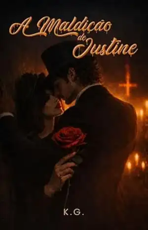 Capa do livro A Maldição de Justine - K. G.