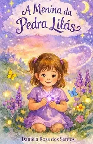 Capa do livro A menina da pedra Lilás - Daniela Rosa dos Santos