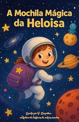Capa do livro A Mochila Mágica Da Heloisa - Victoria Orquídea