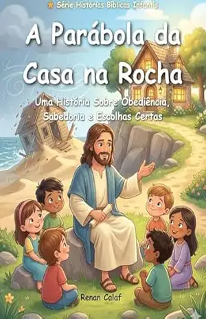 A Parábola da Casa na Rocha: História bíblica infantil sobre fundamentos e fé – leitura fácil para crianças (Histórias Bíblicas Infantis Livro 47) – Renan Calaf