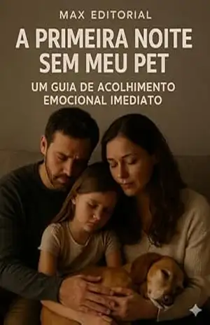 Capa do livro A Primeira Noite Sem Meu Pet: Um Guia de Acolhimento Emocional Imediato (COMO SUPERAR A PERDA DO MEU PET) - Max Editorial