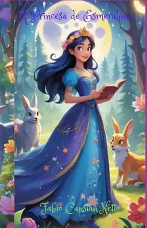 Capa do livro A Princesa De Esmeraluna - Fabio Cansian Netto