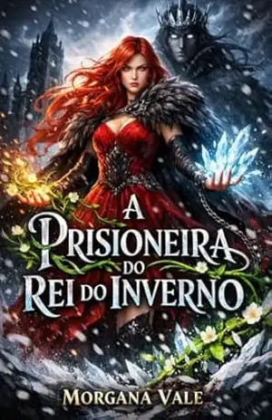 Capa do livro A PRISIONEIRA DO REI DO INVERNO: A única chama capaz de salvar um mundo congelado. - Morgana Vale