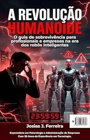 Capa do livro A Revolução Humanoide: O guia de sobrevivência para profissionais e empresas na era dos robôs inteligentes - JOSIAS J. FERREIRA