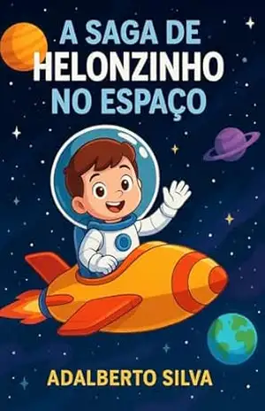 Capa do livro A SAGA DE HELONZINHO NO ESPAÇO - ADALBERTO  Silva figueiredo