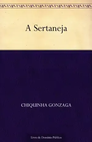 Capa do livro A Sertaneja - Chiquinha Gonzaga