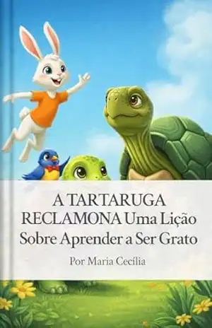 Capa do livro A TARTARUGA RECLAMONA: Uma Lição Sobre Aprender A Ser Grato - Maria Cecilia